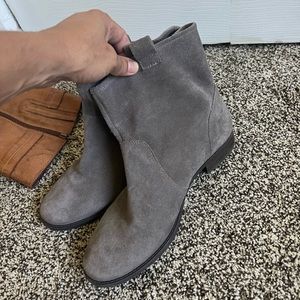 Gray ankle boots!